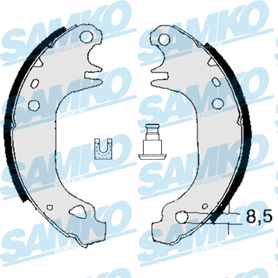 Brake Shoe Set 83110