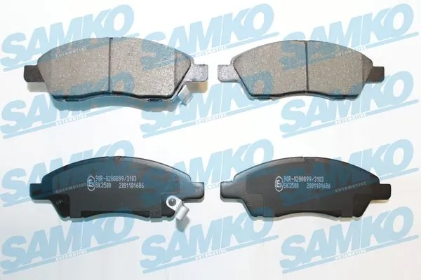Brake Pad Set, disc brake 5SP1686