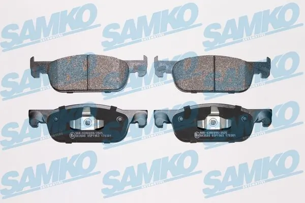 Brake Pad Set, disc brake 5SP1963