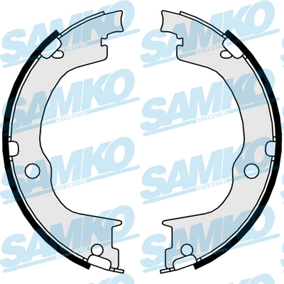 Brake Shoe Set, parking brake 89750
