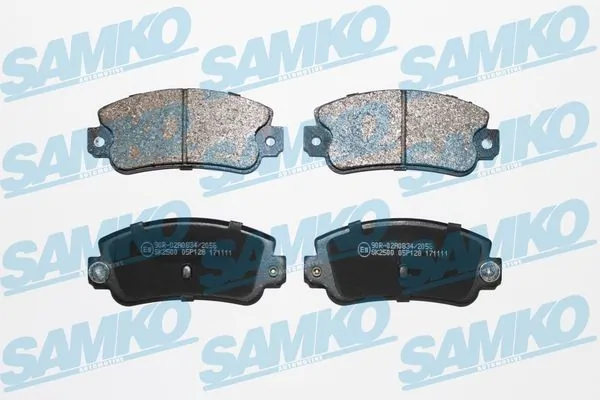 Brake Pad Set, disc brake 5SP128