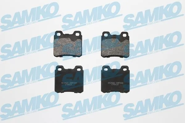 Brake Pad Set, disc brake 5SP333