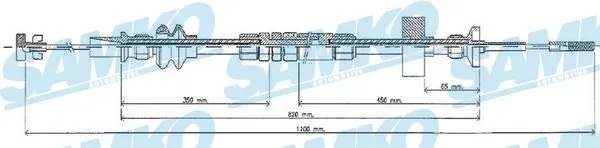Cable Pull, clutch control C0273C