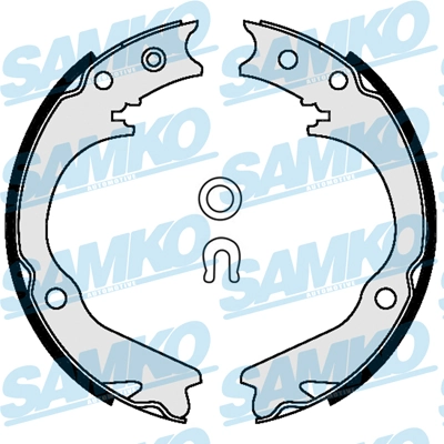 Brake Shoe Set, parking brake 89580