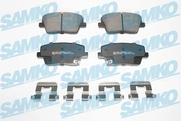 Brake Pad Set, disc brake 5SP2142K