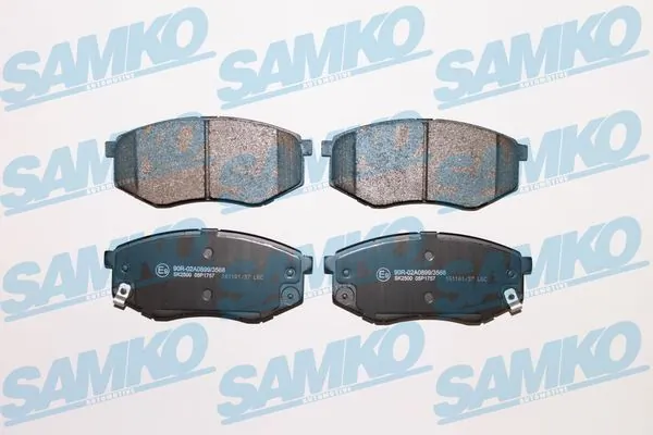 Brake Pad Set, disc brake 5SP1757