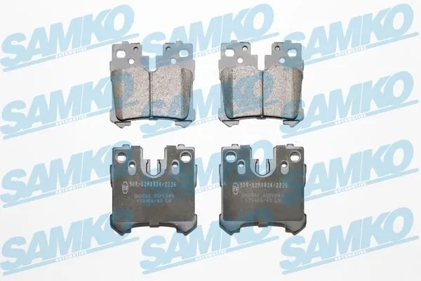 Brake Pad Set, disc brake 5SP1849