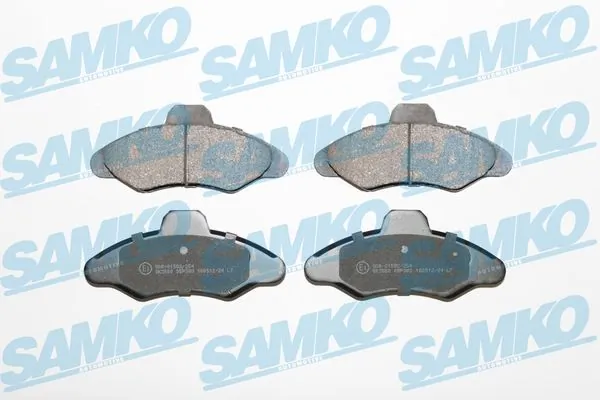 Brake Pad Set, disc brake 5SP383