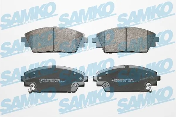 Brake Pad Set, disc brake 5SP1917