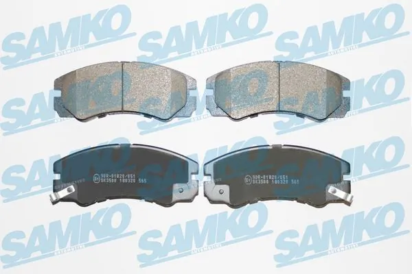 Brake Pad Set, disc brake 5SP565