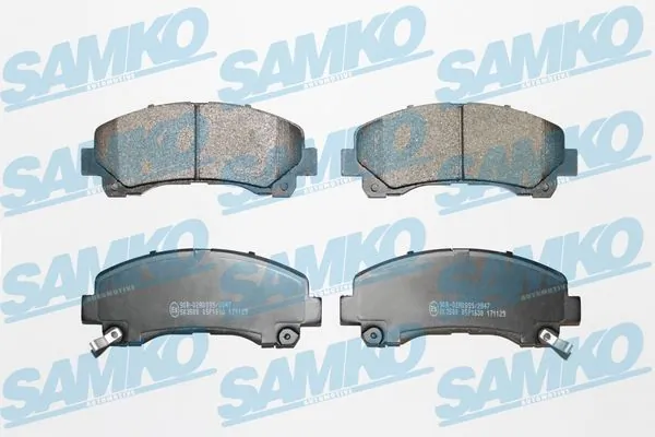 Brake Pad Set, disc brake 5SP1630
