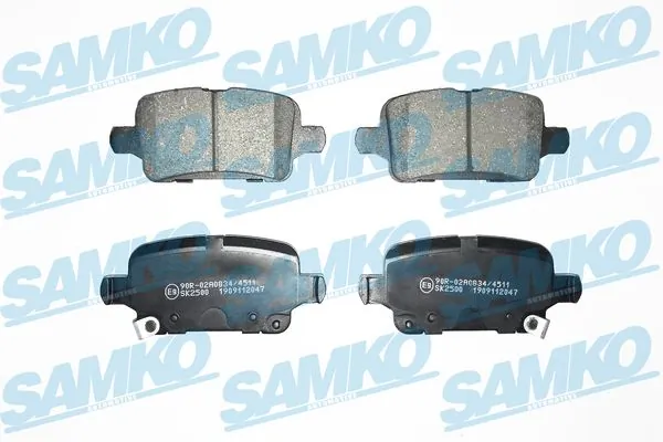 Brake Pad Set, disc brake 5SP2047