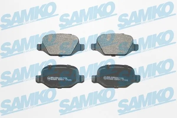 Brake Pad Set, disc brake 5SP871