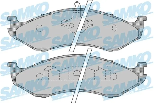 Brake Pad Set, disc brake 5SP896
