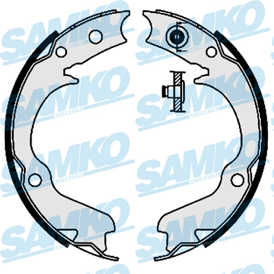 SAMKO 브레이크 슈 어셈블리, 주차 브레이크 88360