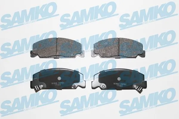 Brake Pad Set, disc brake 5SP551