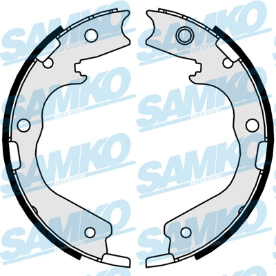 Brake Shoe Set, parking brake 81078