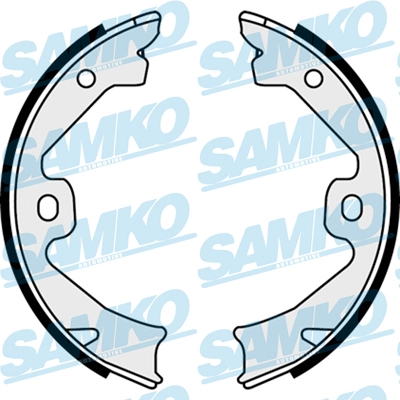 Brake Shoe Set, parking brake 88140