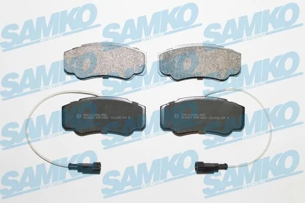 Brake Pad Set, disc brake 5SP1662