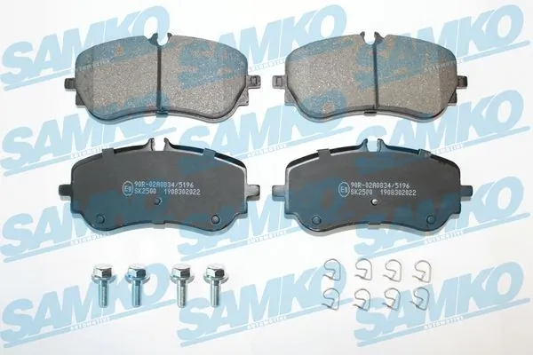 Brake Pad Set, disc brake 5SP2022