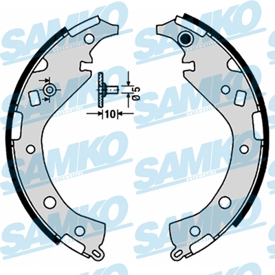 Brake Shoe Set 89170