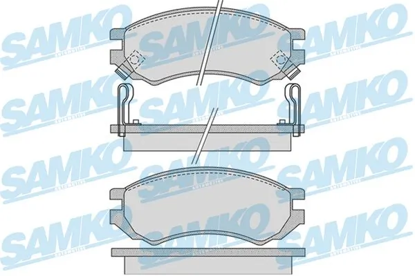 Brake Pad Set, disc brake 5SP1008