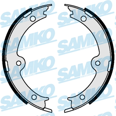 Brake Shoe Set, parking brake 89610