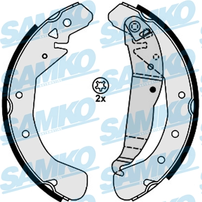 Brake Shoe Set 88210
