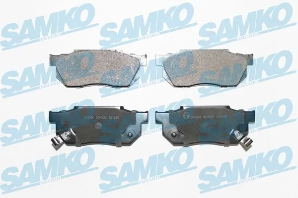 Brake Pad Set, disc brake 5SP322