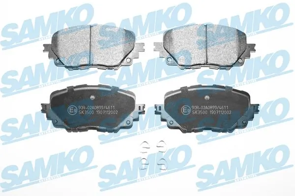 Brake Pad Set, disc brake 5SP2002
