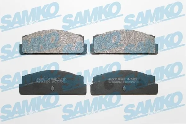 Brake Pad Set, disc brake 5SP002