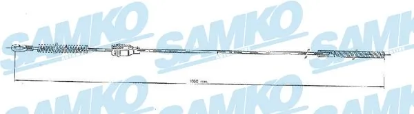 Cable Pull, parking brake C0548B