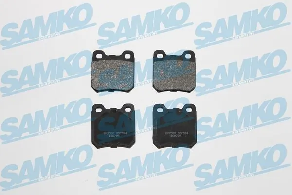 Brake Pad Set, disc brake 5SP584