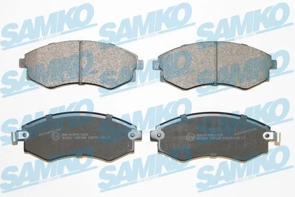 Brake Pad Set, disc brake 5SP348
