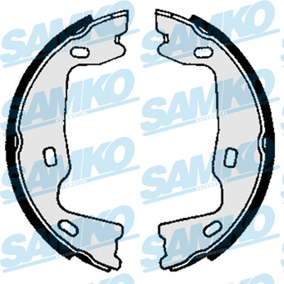 Brake Shoe Set, parking brake 82570