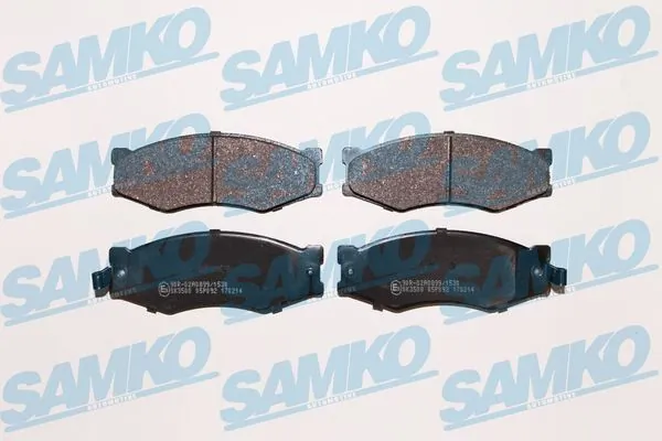 Brake Pad Set, disc brake 5SP092