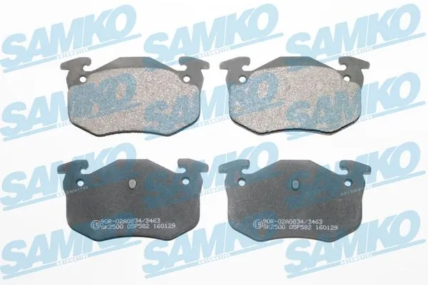 Brake Pad Set, disc brake 5SP582