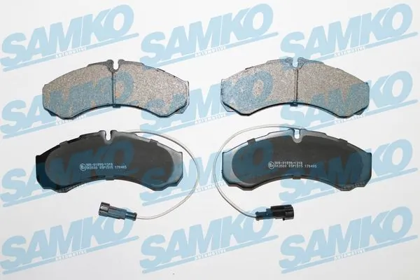 Brake Pad Set, disc brake 5SP1515