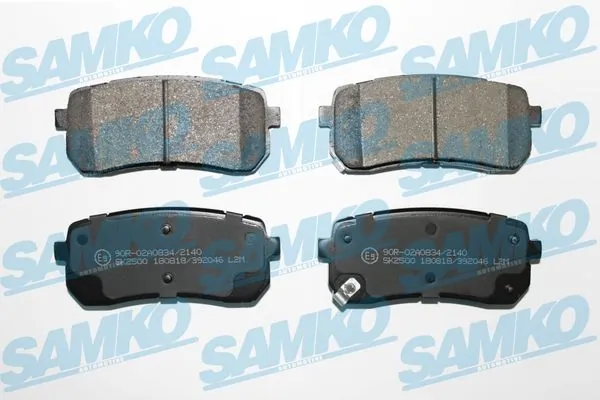 Brake Pad Set, disc brake 5SP2046