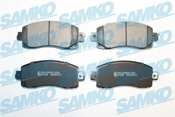 Brake Pad Set, disc brake 5SP2119