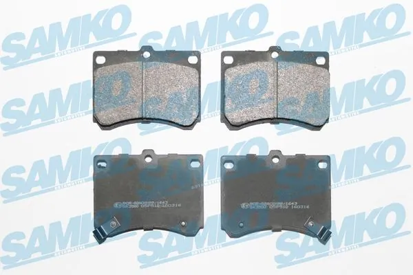 Brake Pad Set, disc brake 5SP510