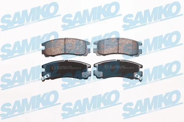 Brake Pad Set, disc brake 5SP043