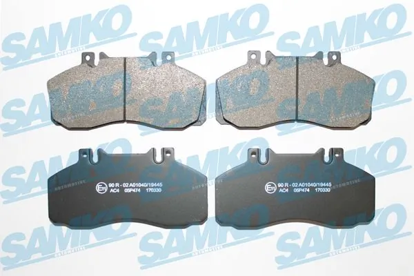 Brake Pad Set, disc brake 5SP474
