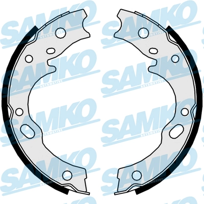 Brake Shoe Set, parking brake 81127
