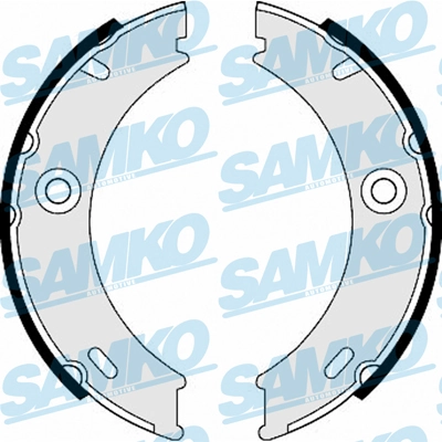 Brake Shoe Set, parking brake 87970