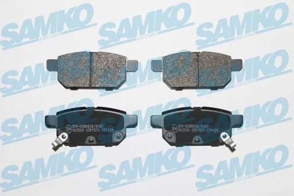 Brake Pad Set, disc brake 5SP1571