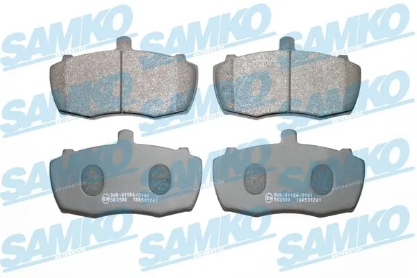 Brake Pad Set, disc brake 5SP261
