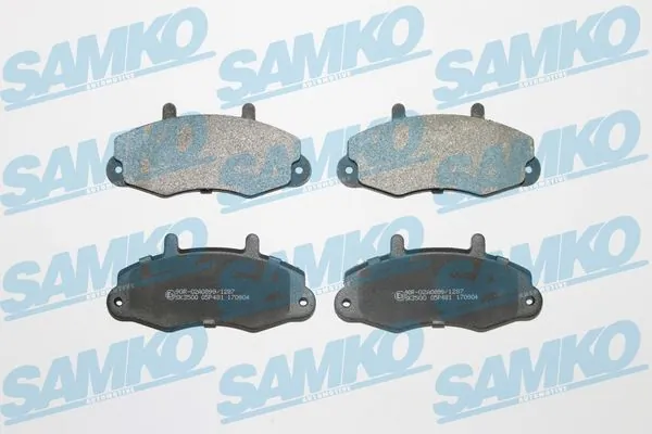 Brake Pad Set, disc brake 5SP481