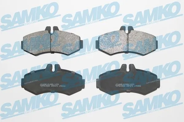Brake Pad Set, disc brake 5SP672