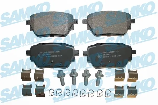 Brake Pad Set, disc brake 5SP2132K